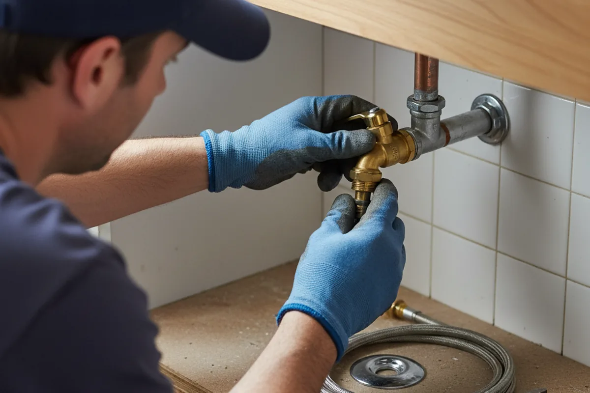 Shutoff valve and fitting work during Faucet and Fixture Repair in Manhattan Beach